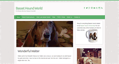Desktop Screenshot of bassethoundworld.com
